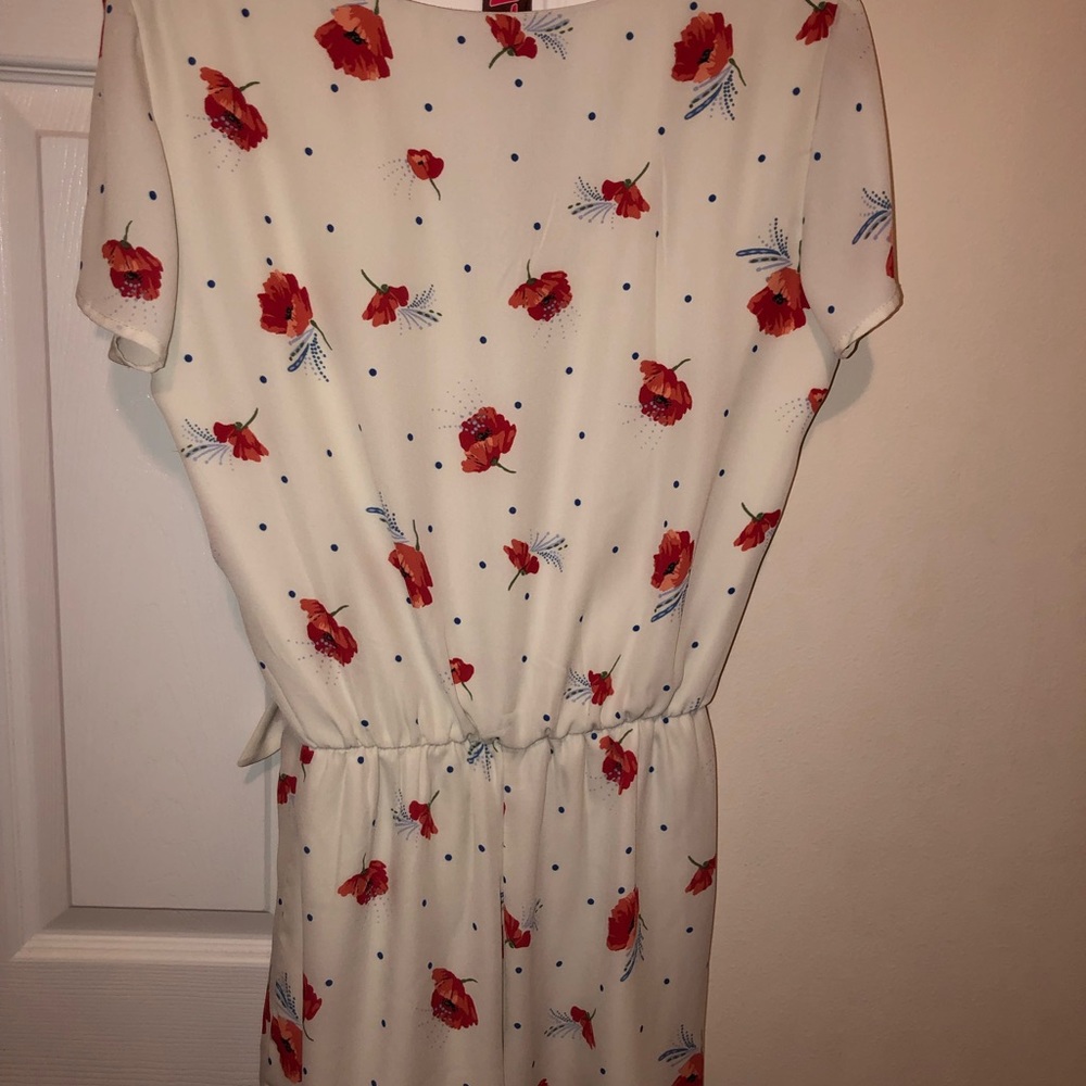 Floral print romper